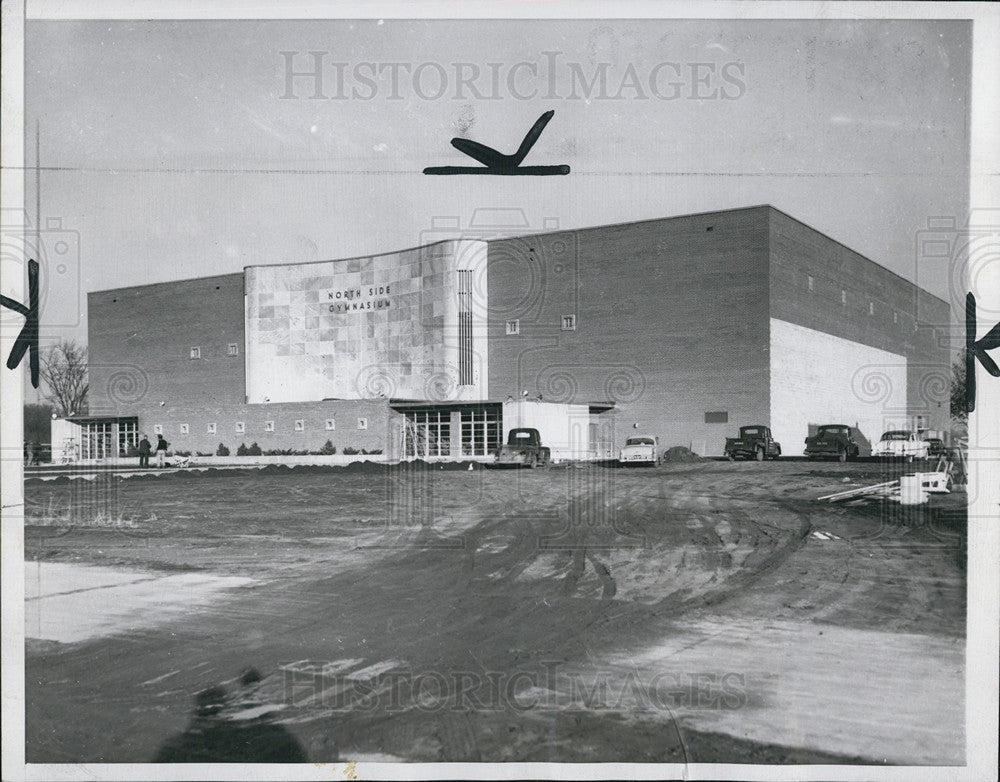 1954 Press Photo Elkhart Indiana North side High School - Historic Images