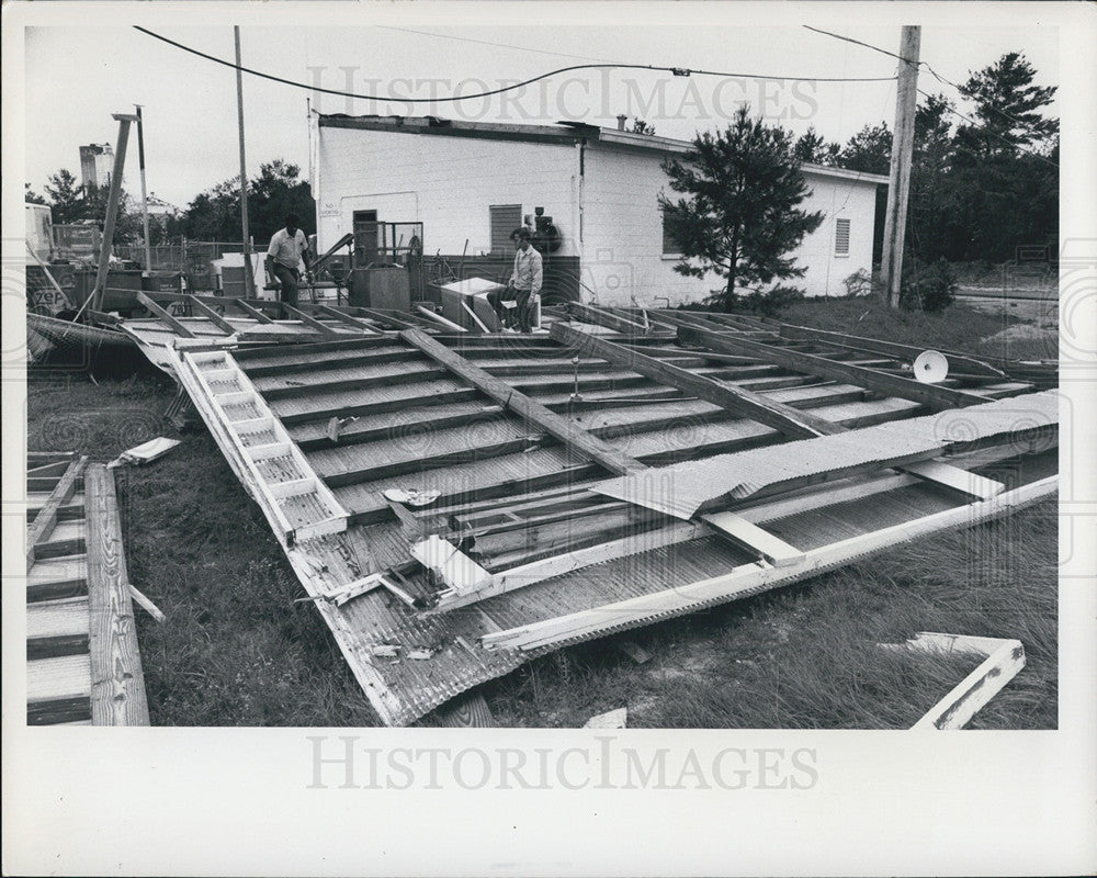 1975 Press Photo Hurricane Eloise Ft Walton Florida - Historic Images