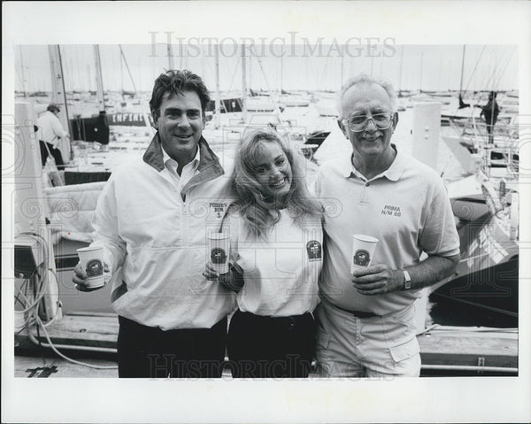 Playboy Playmate Suzi Simpson With Ed Moser And Dick Wharton 1992