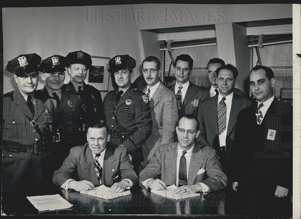 1950 Press Photo Argonne Guards Union Local 1, Argonne National Laboratory - Historic Images