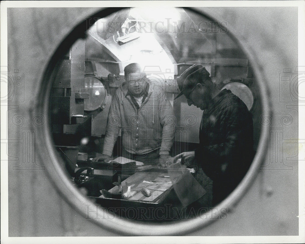 1970 Press Photo US Bureau of Fisheries Boat Cisco, Henry F Lucas, Argonne Lab - Historic Images