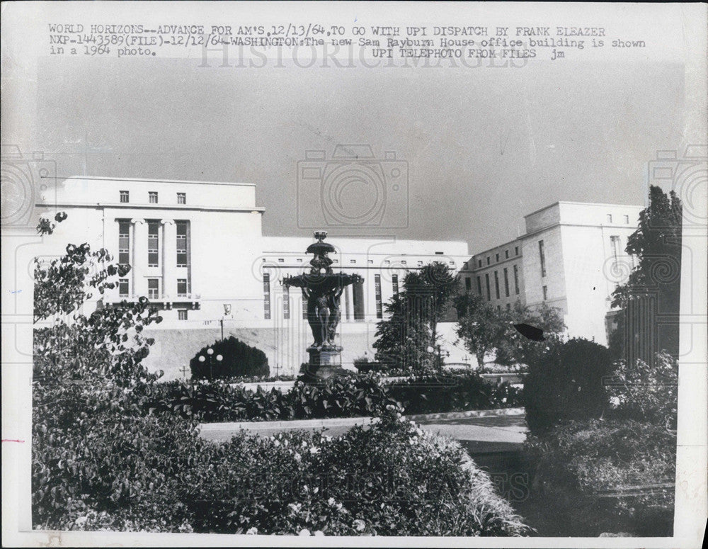 1964 Press Photo Sam Rayburn House Office Building - Historic Images