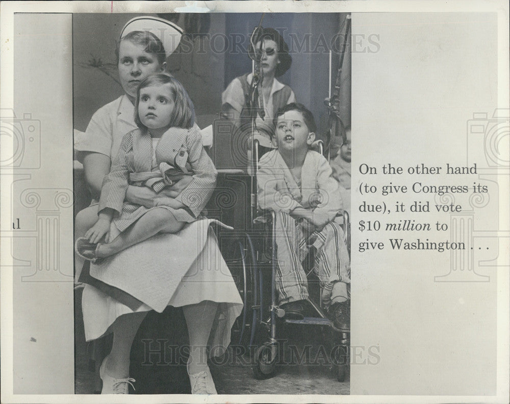 1964 Press Photo The Children&#39;s Hospital in Washington D.C. - Historic Images