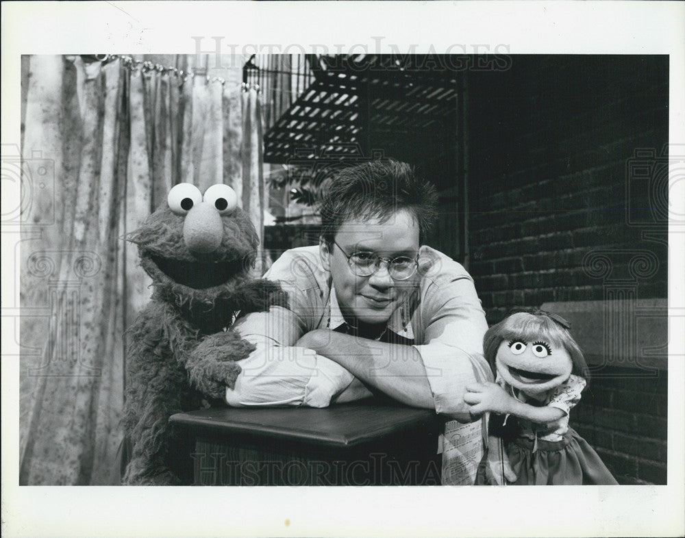 1994 Press Photo Tim Robbins, Elmo, Prairie Dawn - Historic Images