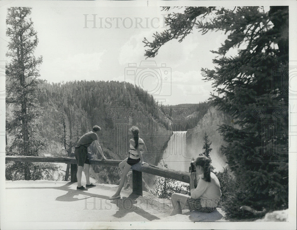 1966 Press Photo Yellowstone National Park Wyoming - Historic Images