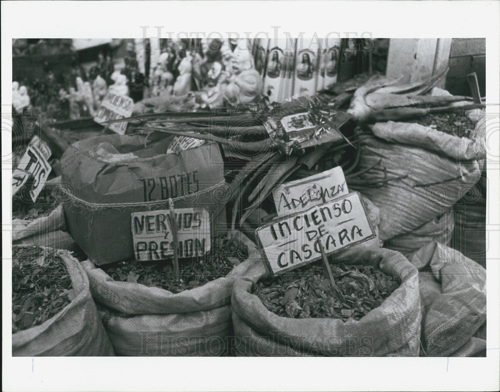 Press Photo Mexico, Traditional Healing - Historic Images