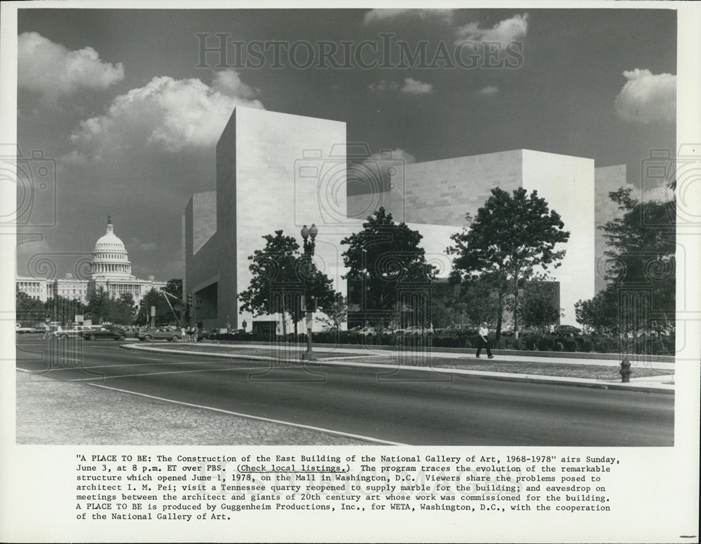 1978 Press Photo National Gallery of Art Washington DC - Historic Images