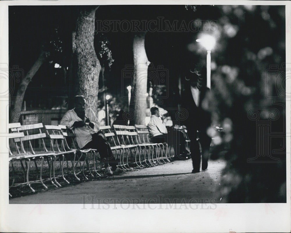 1966 Press Photo St Petersburg Williams Park - Historic Images