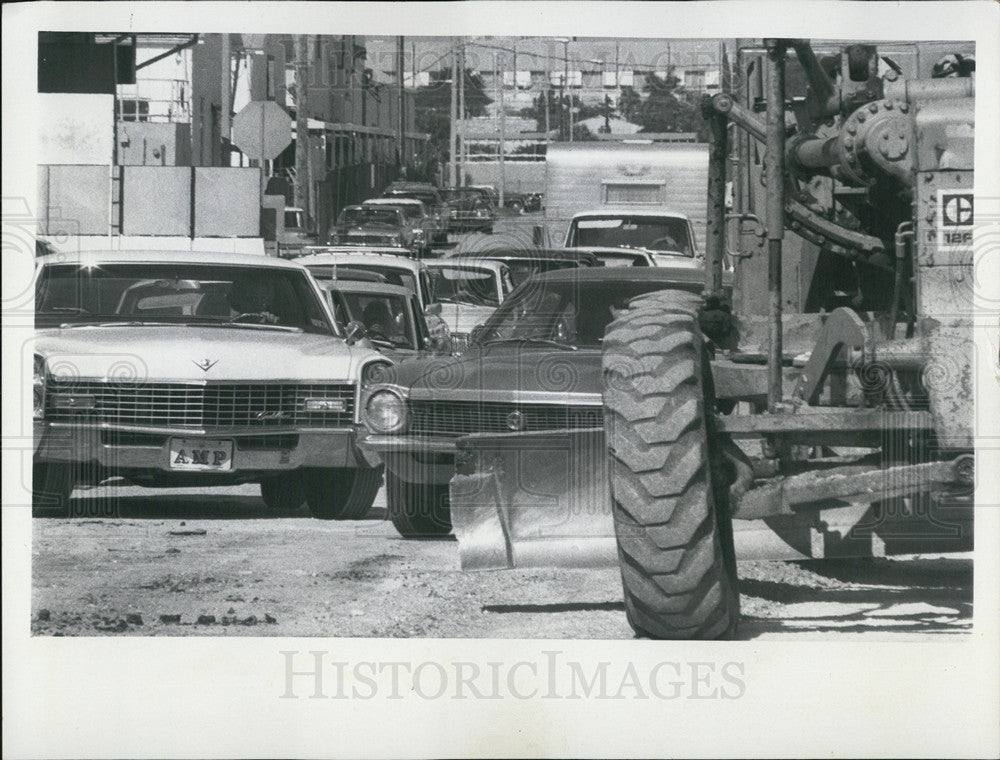 1973 Press Photo Streets of St Pete&#39;s Fal to be repaired - Historic Images