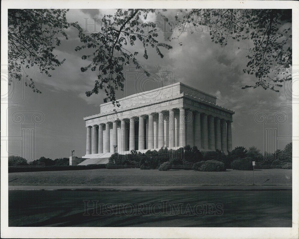 1966 Press Photo The Lincoln Memorial in  Washington D.C. - Historic Images