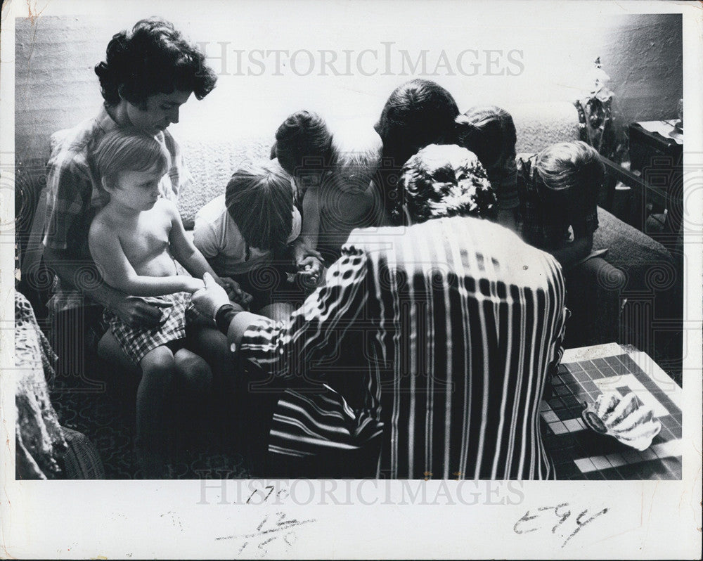 1974 Press Photo John 3:16 Cook - Historic Images