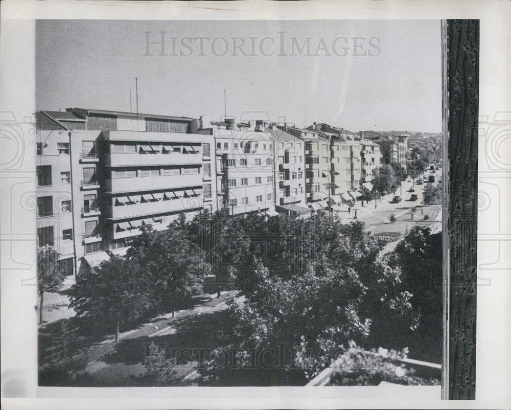 1958 Press Photo Modern apartment buildings in Turkey - Historic Images