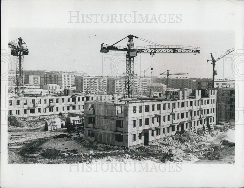 1953 Press Photo Moscow Pedestrian Crossing - Historic Images