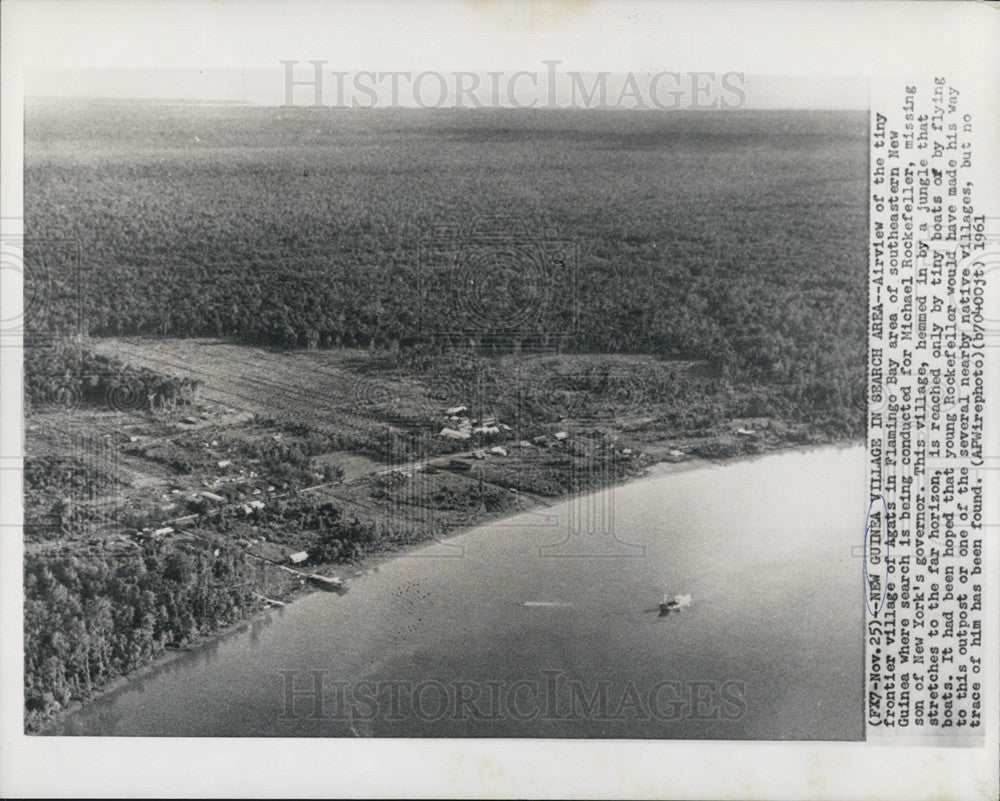 1961 Press Photo View of New Guinea where Michael Rockerfeller went missing - Historic Images