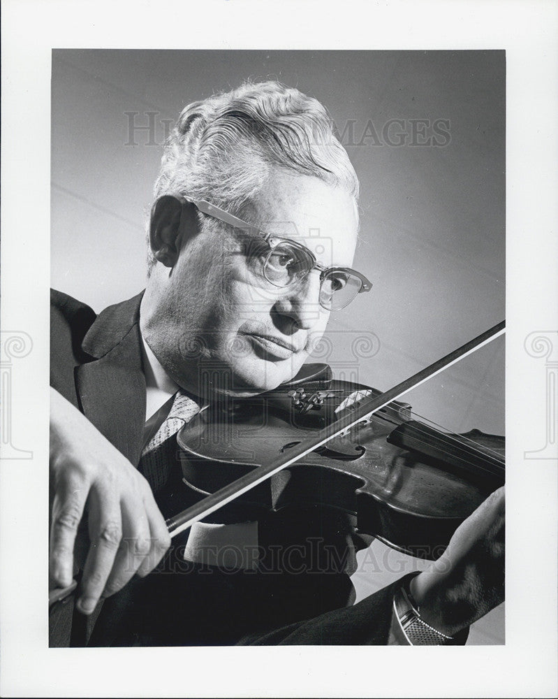 1977 Press Photo Violinist Morris Monitz - Historic Images