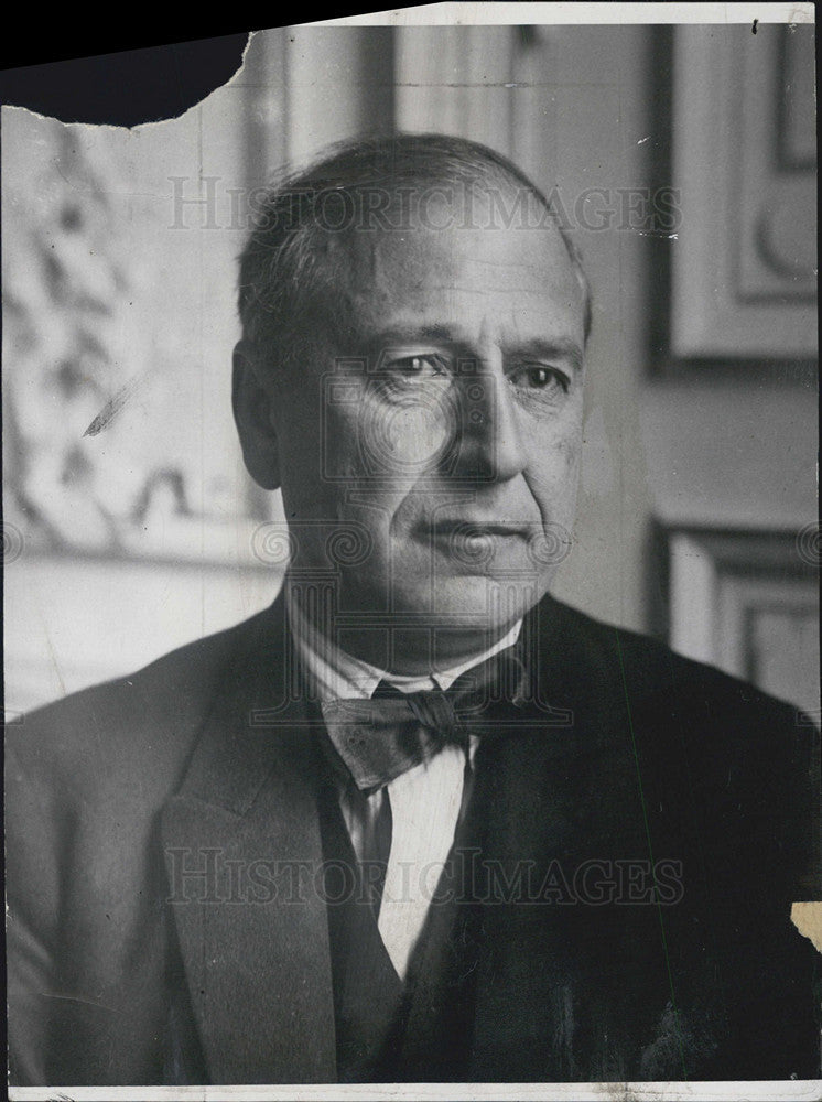 1934 Press Photo Christian Rokovsky Former Soviet Ambassador to France - Historic Images