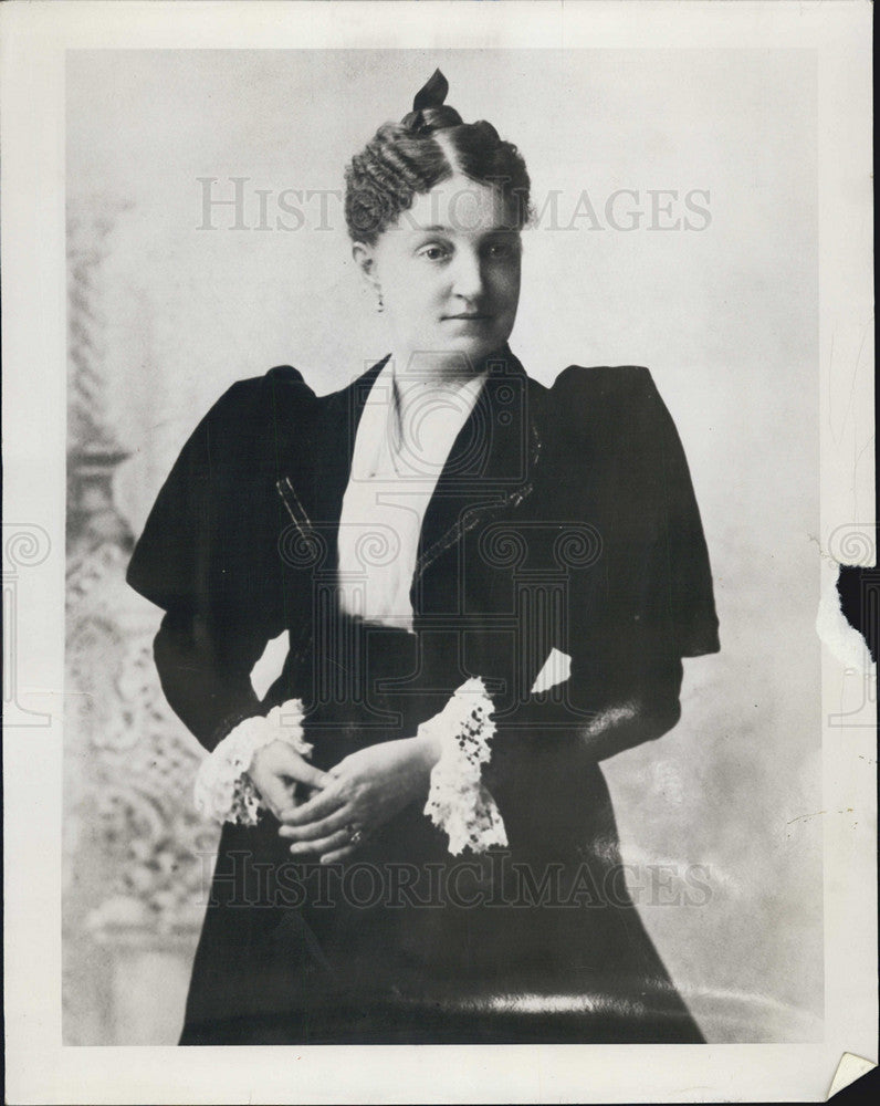 Press Photo Letitia Green Stevenson - Historic Images