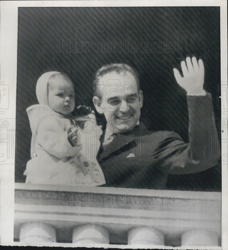 1958 Press Photo Prince Rainier of Monaco - Historic Images