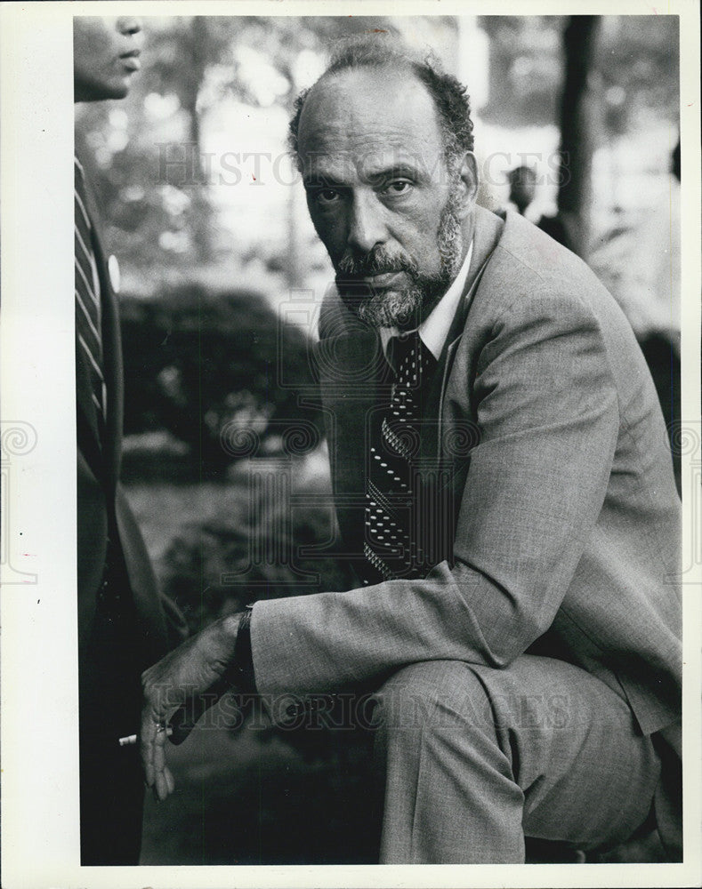 1987 Press Photo Albert Raby civil rights activist - Historic Images