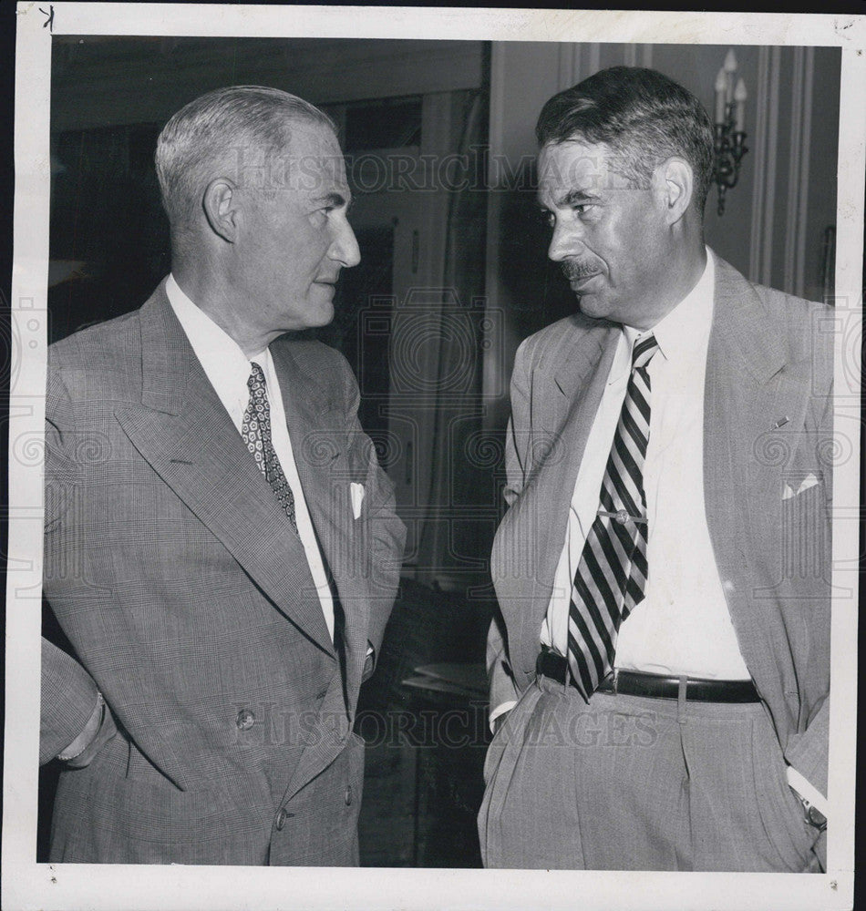 1951 Press Photo Arthur Hays Sulzberger Pres New York Times Albert Jacobs - Historic Images