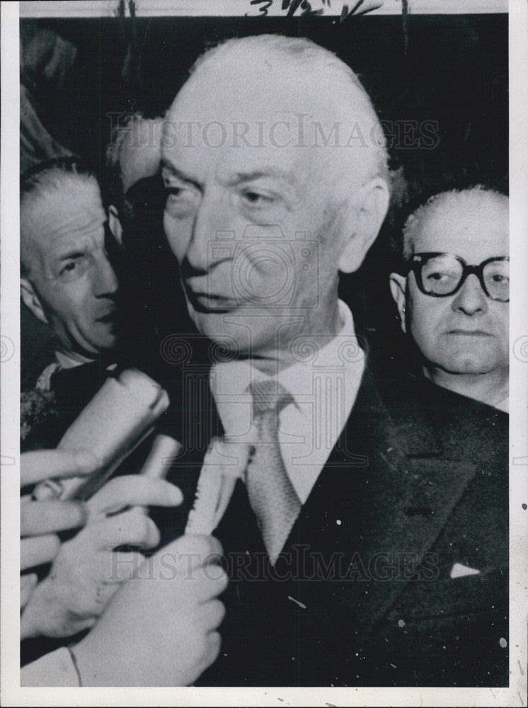 1960 Press Photo Antonio Segni Italian politician was the 35th Prime Minister - Historic Images