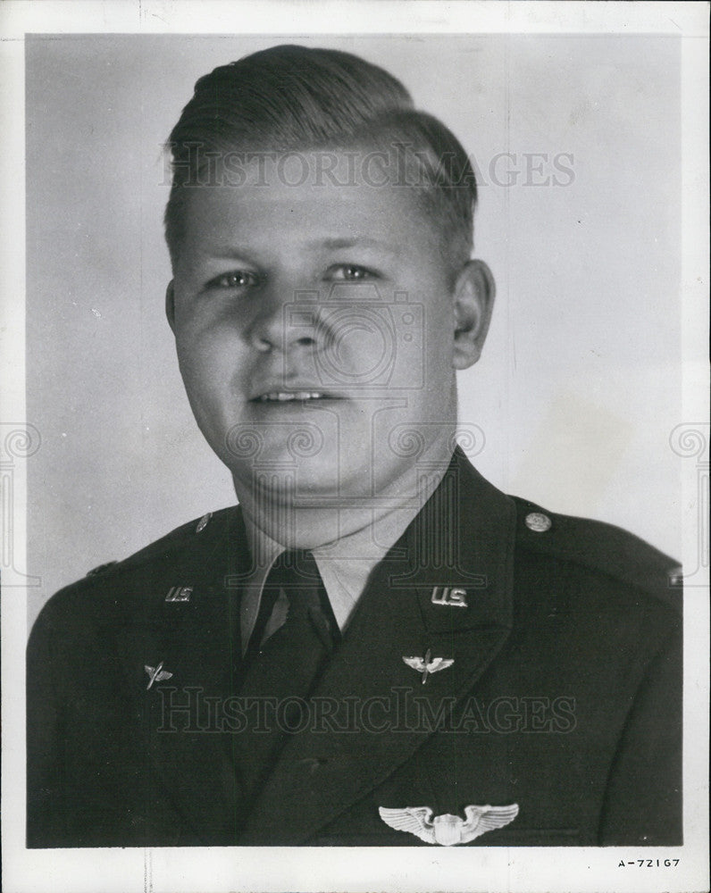 1947 Press Photo George Griesback, US Pilot. - Historic Images