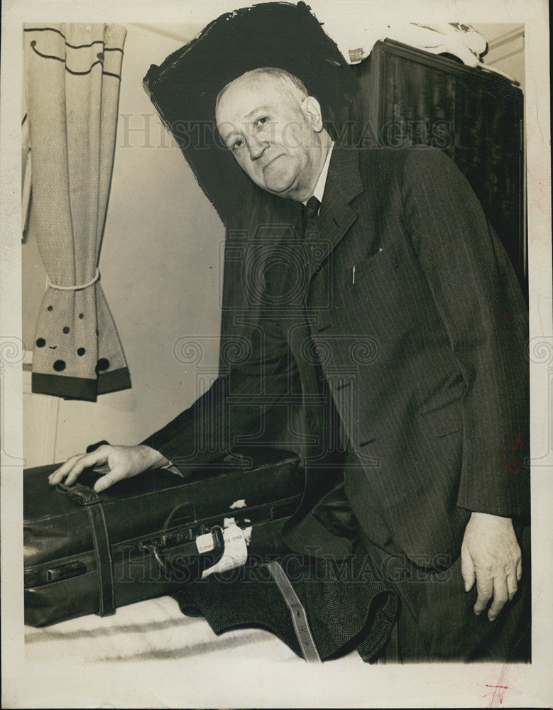 1957 Press Photo Pictured is William Z. Foster. - Historic Images