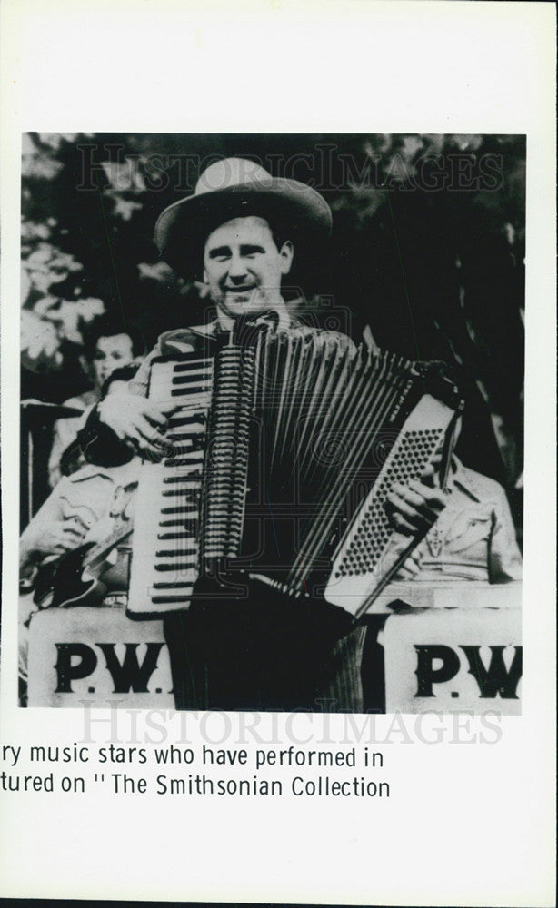 1981 Press Photo Pee Wee King Country music star - Historic Images