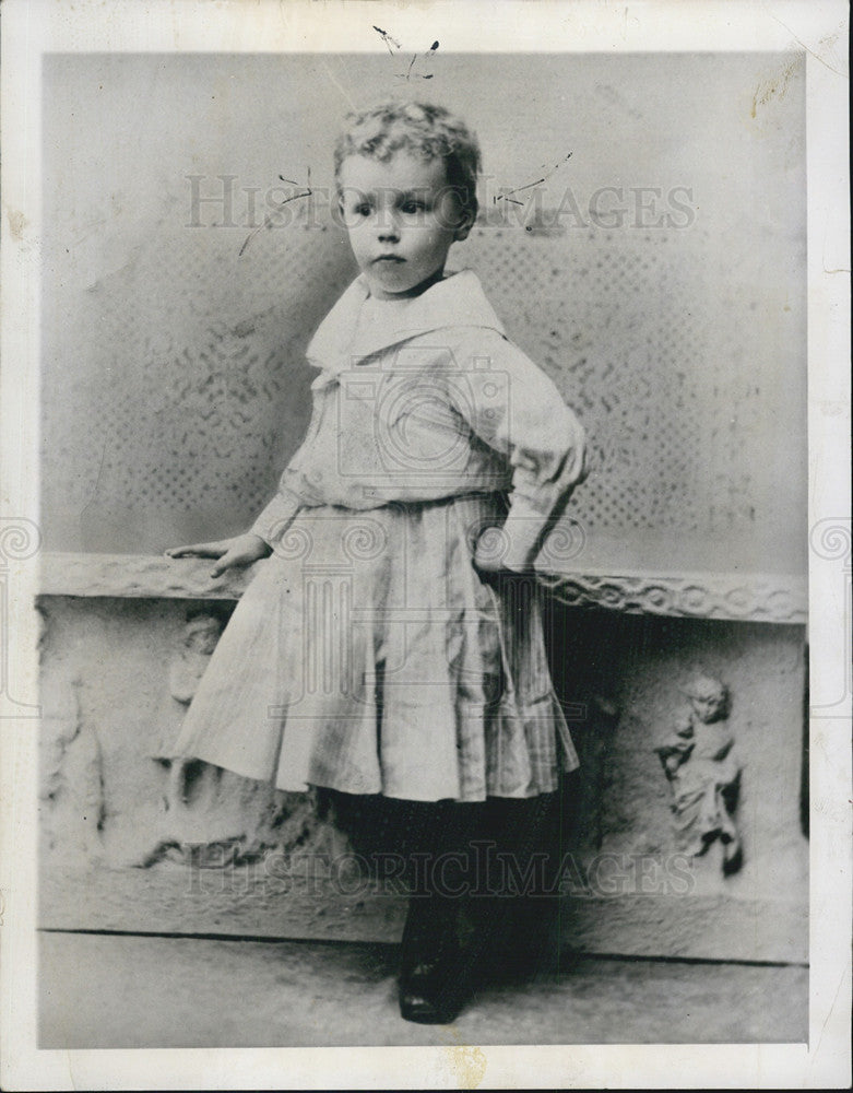 1952 Press Photo Senator Robert Taft, at the age of 4. - Historic Images