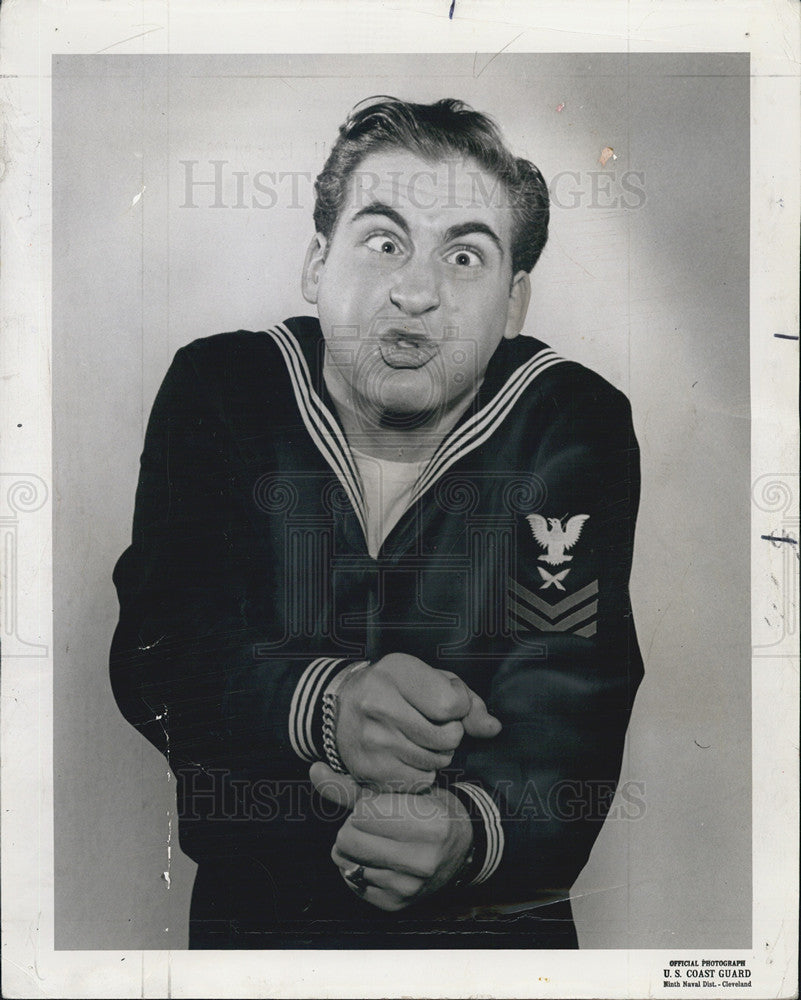 1986 Press Photo Sid Caesar stars in &quot;Coast Guard Danny Kaye&quot; - Historic Images