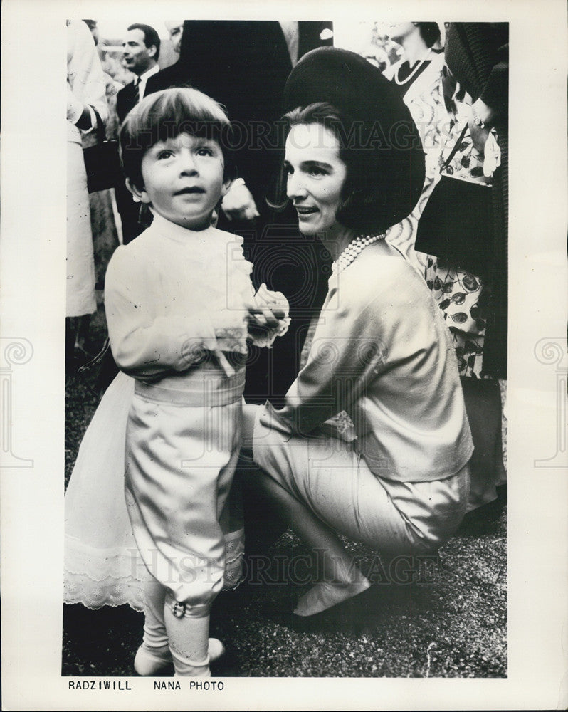 1963 Press Photo Princess Lee Radziwill sister Jacqueline Kennedy children - Historic Images