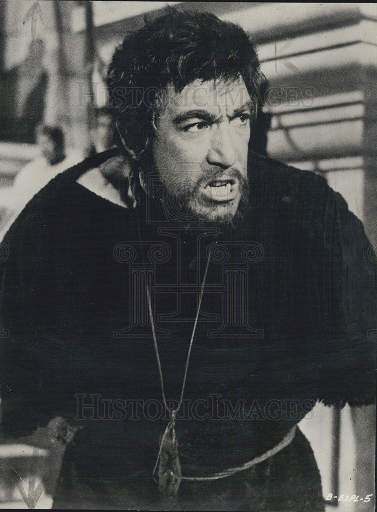 1963 Press Photo Actor Antony Quinn stars &quot;Barabas&quot;. - Historic Images