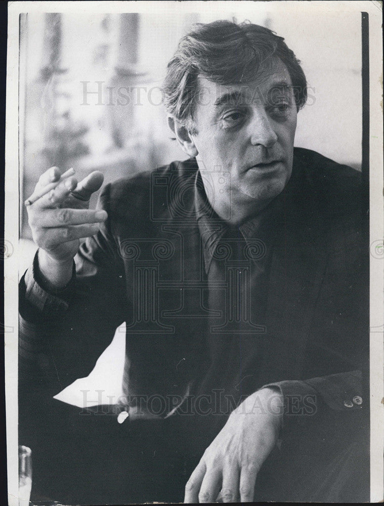 1970 Press Photo Actor Robert Mitchum - Historic Images