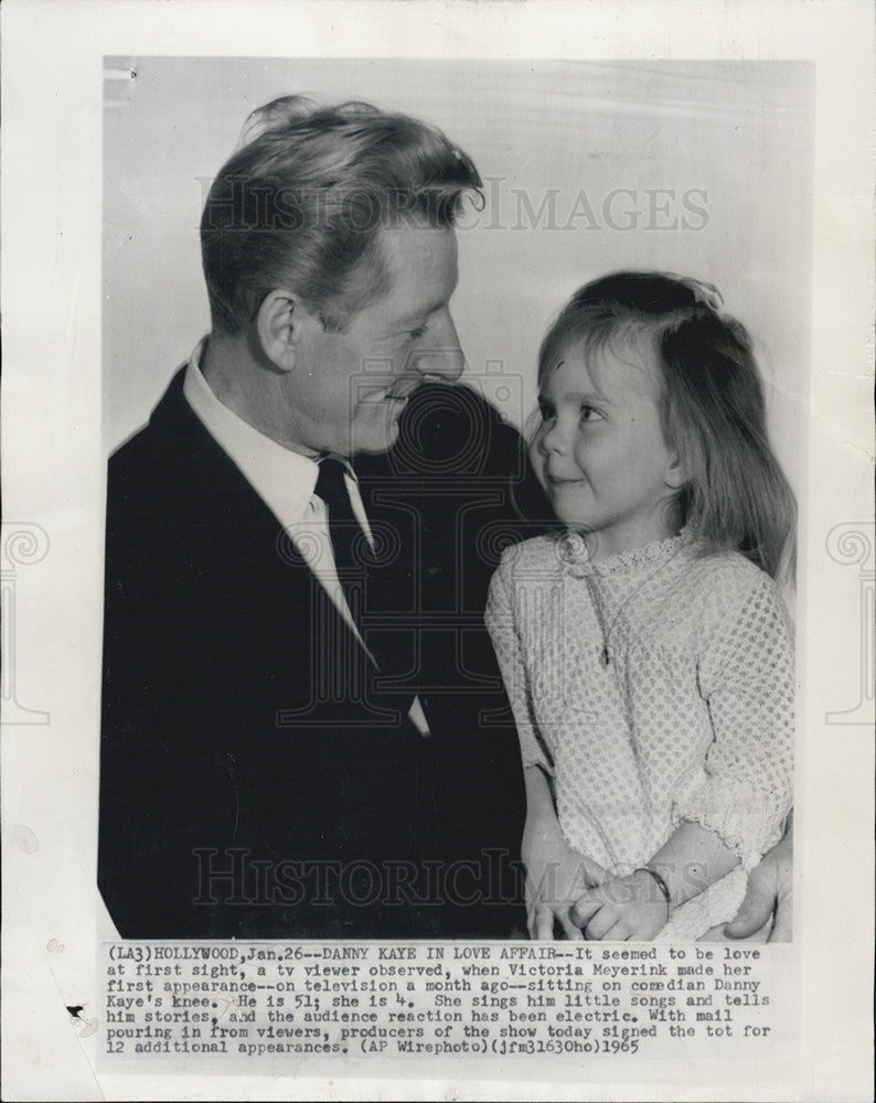 1965 Press Photo Danny Kaye &amp; Victoria Meyerink on &quot;The Danny Kaye Show&quot; - Historic Images