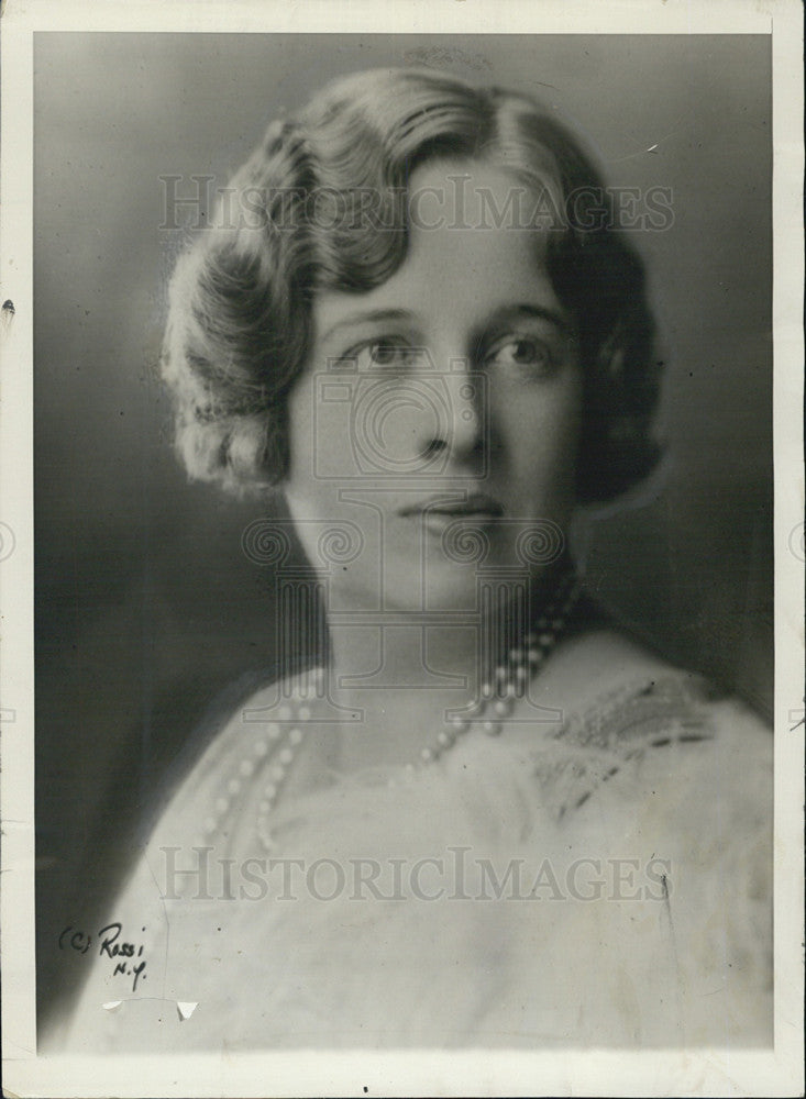 1929 Press Photo Emily Roosevelt - Historic Images