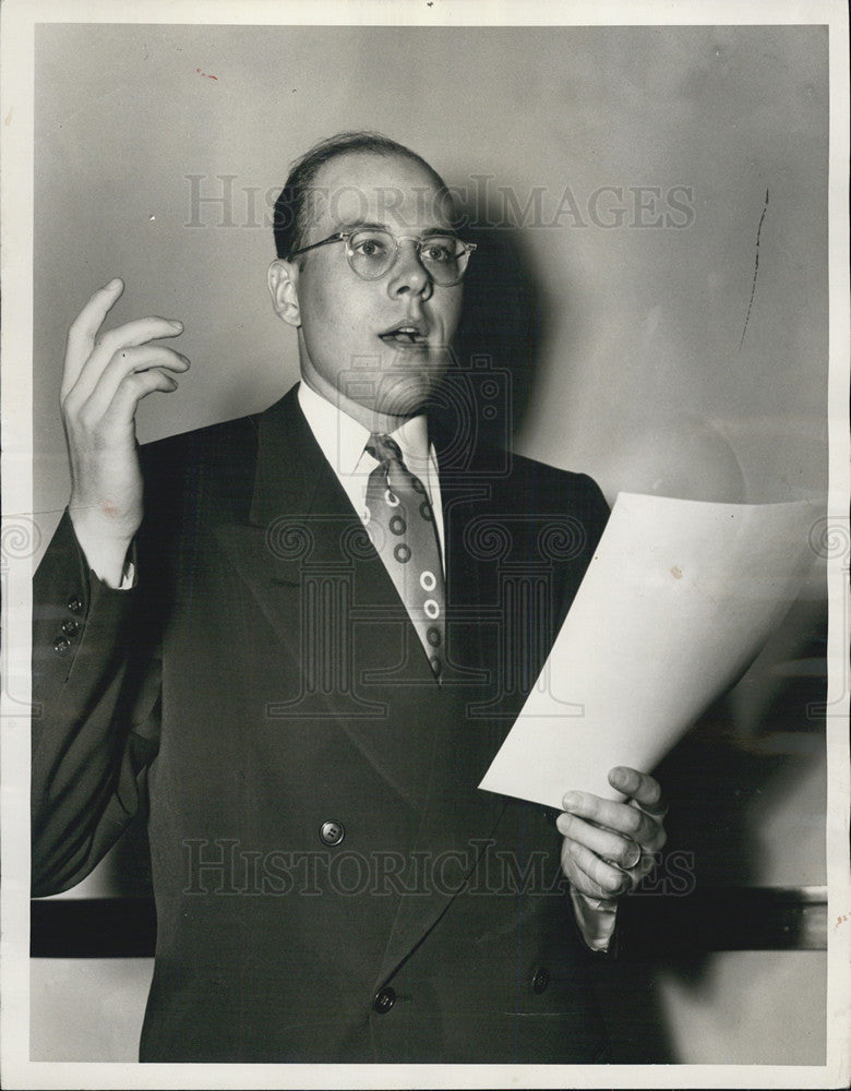 1951 Press Photo Rev. James E Will - Historic Images