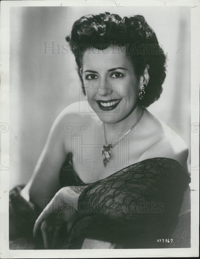 1955 Press Photo Martha Lipton  American operatic mezzo-soprano. - Historic Images