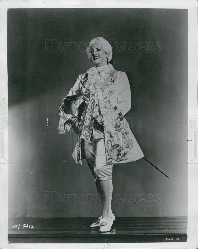 1954 Press Photo Martha Lipton Act of Der Rosenkavalier - Historic Images