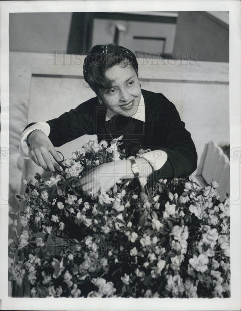 1951 Press Photo Lea Padovani, Italian Movie Actress - Historic Images