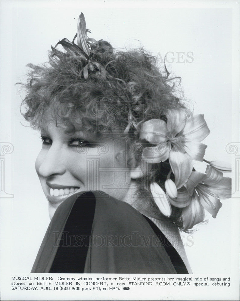 Press Photo Bette Midler - Historic Images