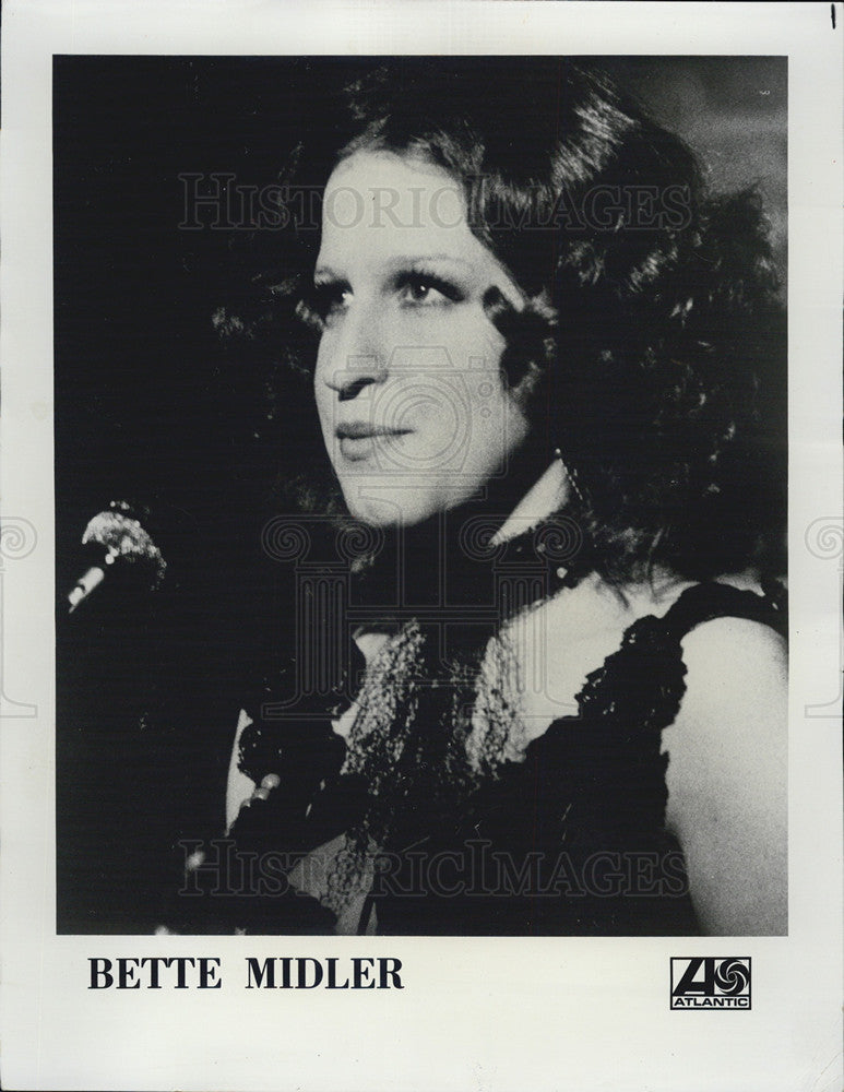 1976 Press Photo Bette Midler - Historic Images