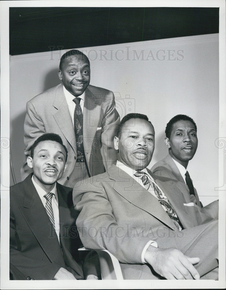 1952 Press Photo Billy Williams Quartet, Claude Riddick Jr, Eugene Dixon - Historic Images