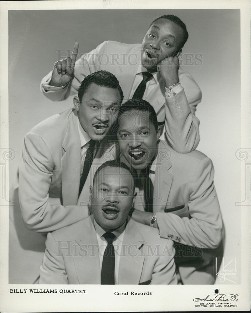 1957 Press Photo Billy Williams Quartet - Historic Images