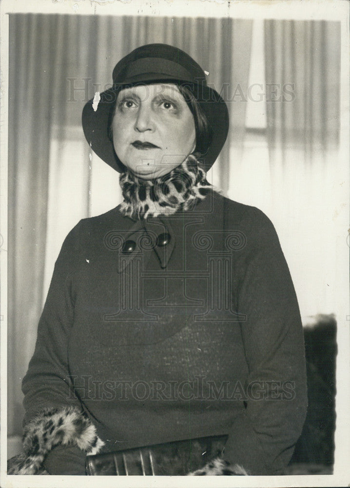 1933 Press Photo Mrs William A Moffett - Historic Images
