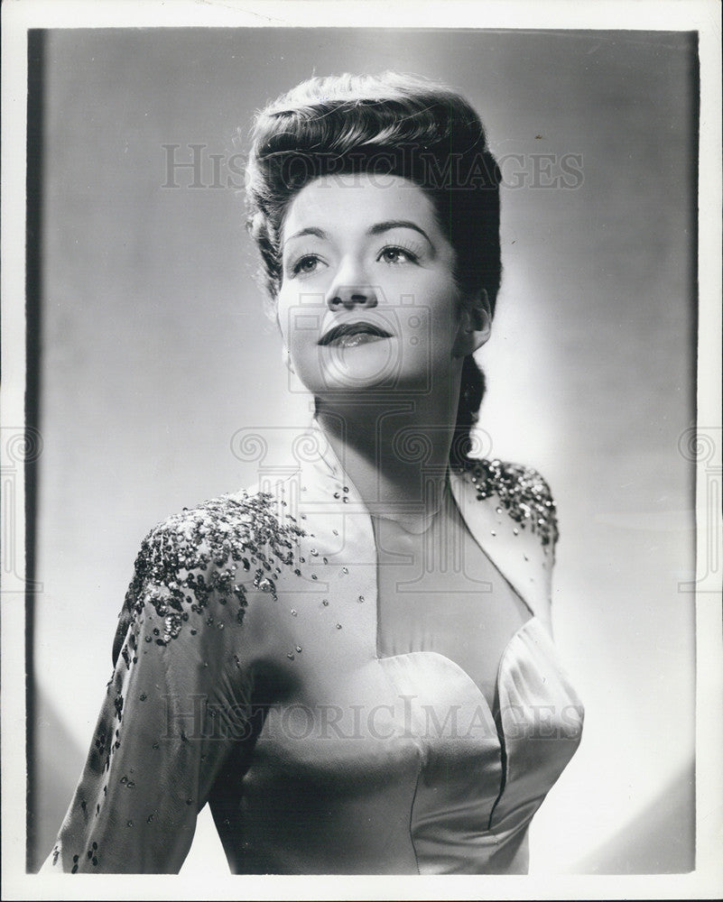 1945 Press Photo Rhythm Singer, Dolly Mitchell - Historic Images