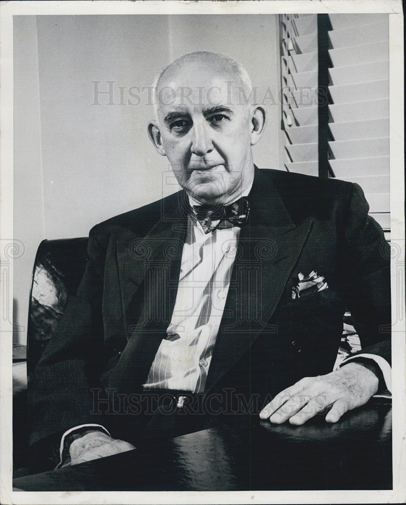 1962 Press Photo Raymond Moley, Editor, Newsweek Magazine - Historic Images