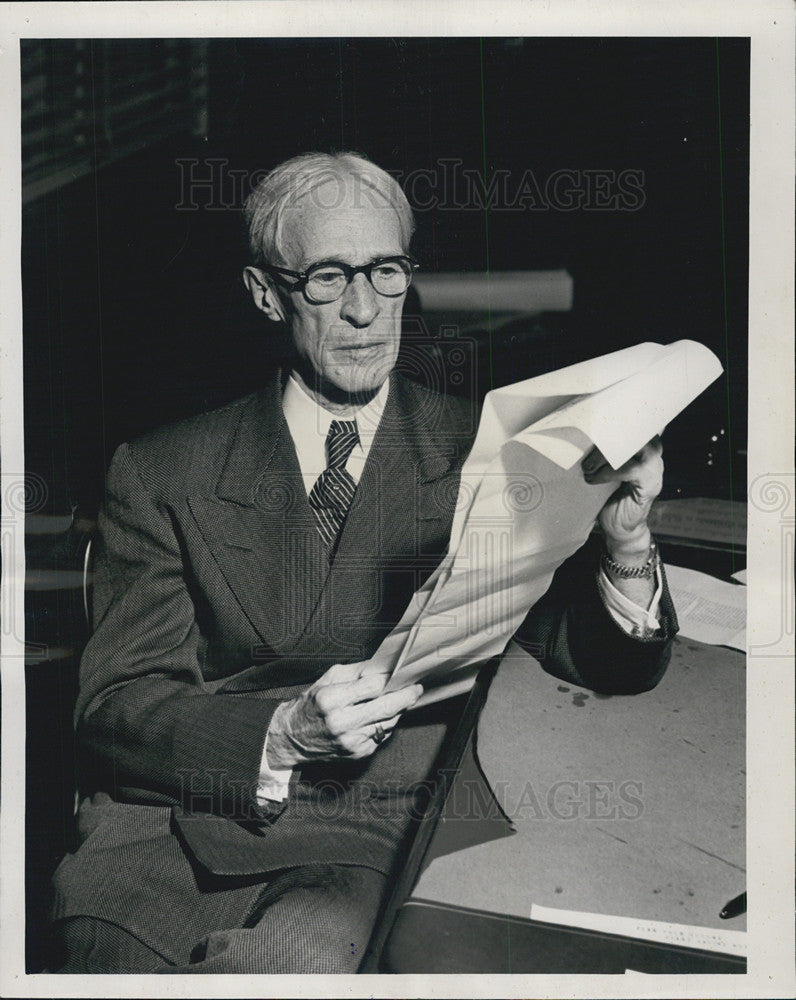 1962 Press Photo F.A. Miller President &amp; Editor of South Bend Tribune - Historic Images