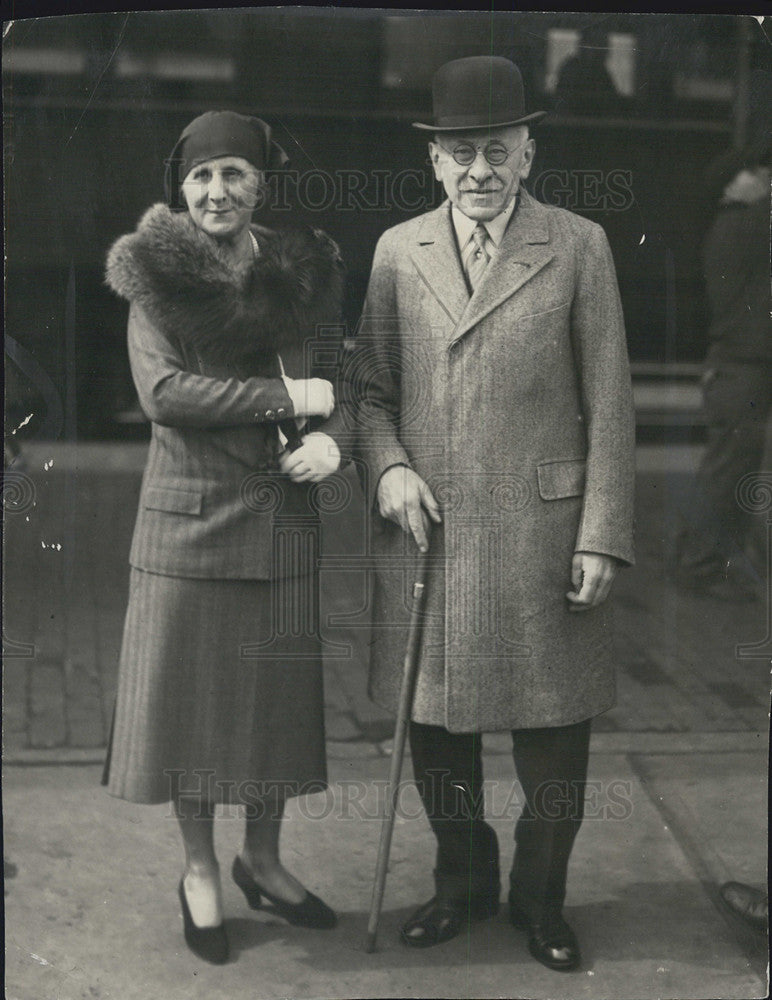 1930 Press Photo Mr Mrs Julius Rosenwald - Historic Images