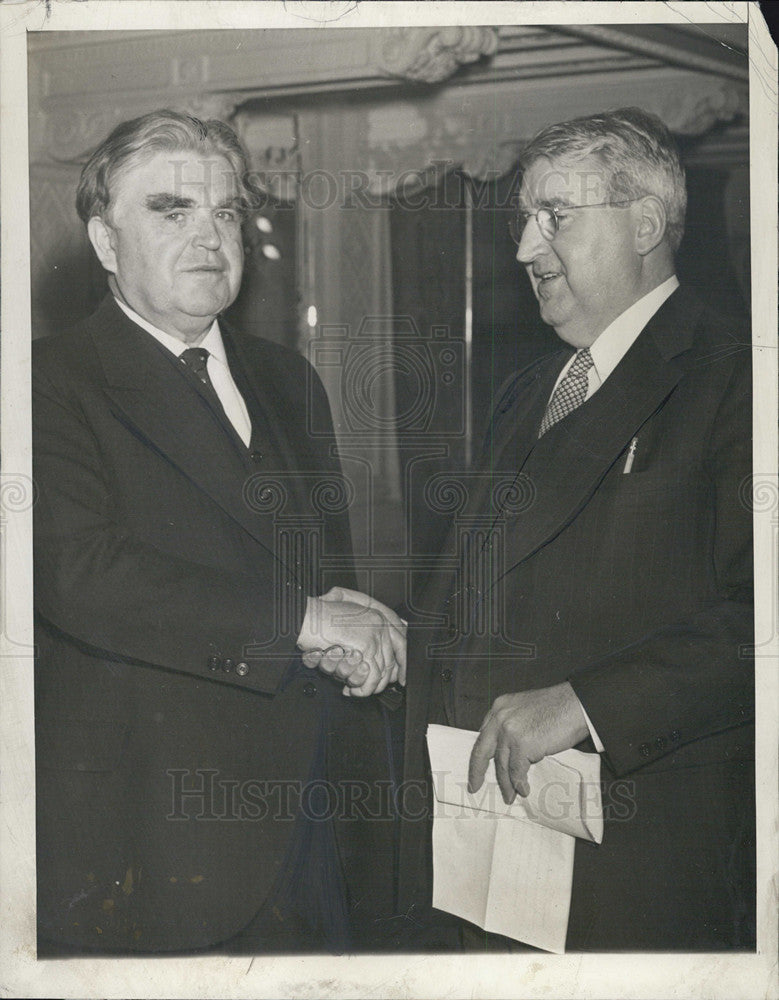 1941 Press Photo John L Lewis Charles O&#39;Neil - Historic Images