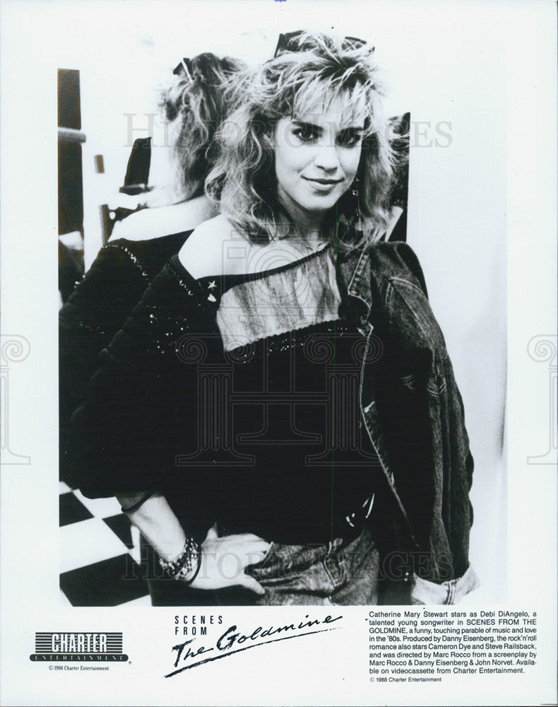 1988 Press Photo Catherine Mary Stewart, The Goldmine - Historic Images